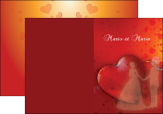 exemple depliant 2 volets  4 pages  mariage noces faire part MLGI32934