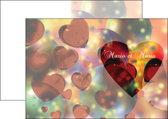 creation graphique en ligne depliant 2 volets  4 pages  faire part de mariage carte de mariage invitation mariage MLGI32944