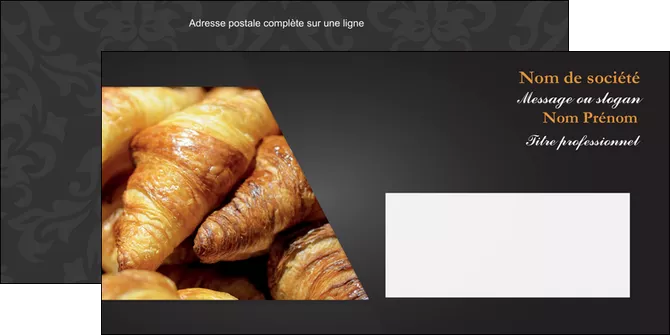 faire enveloppe boulangerie maquette boulangerie croissant patisserie MIFCH33120
