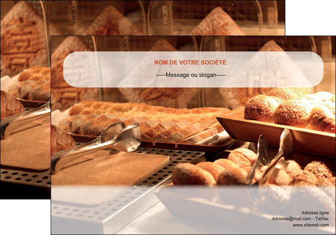 personnaliser modele de affiche patisserie pain brioches boulangerie MIFBE33172