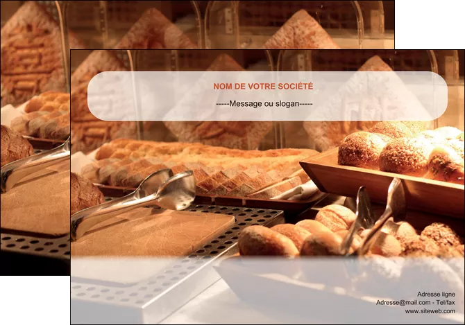 personnaliser modele de affiche patisserie pain brioches boulangerie MIFCH33172