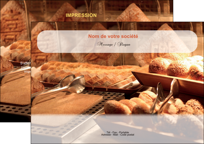 creation graphique en ligne flyers patisserie pain brioches boulangerie MIDLU33174
