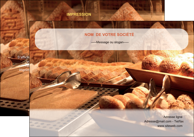 maquette en ligne a personnaliser flyers patisserie pain brioches boulangerie MIDCH33178