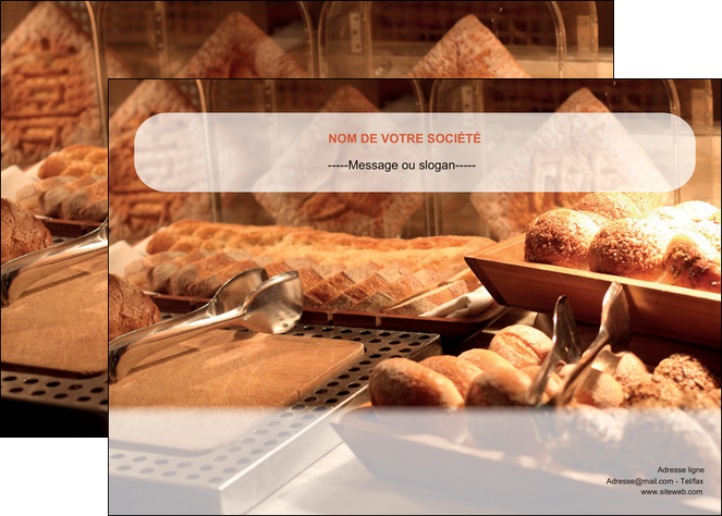 modele affiche patisserie pain brioches boulangerie MIDLU33180