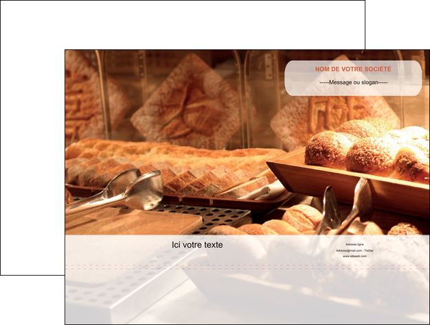 exemple pochette a rabat patisserie pain brioches boulangerie MLIG33190