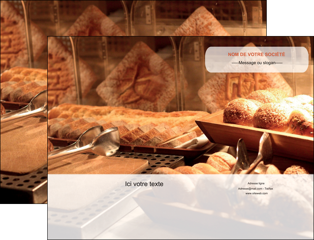 exemple pochette a rabat patisserie pain brioches boulangerie MLIG33192