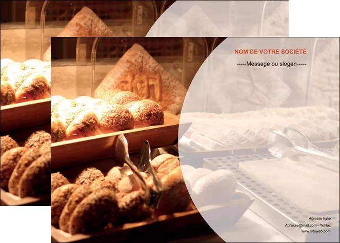creation graphique en ligne affiche boulangerie pain brioches boulangerie MID33270