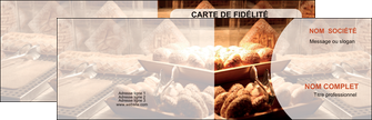 impression carte de visite boulangerie pain brioches boulangerie MIDLU33286