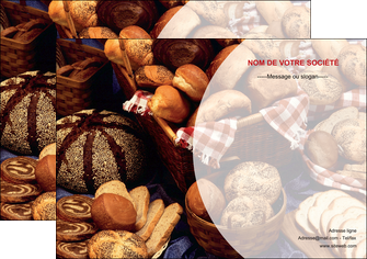 modele en ligne affiche boulangerie pain brioches boulangerie MIFBE33486