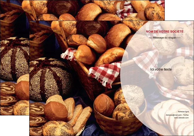 modele pochette a rabat boulangerie pain brioches boulangerie MIFBE33496