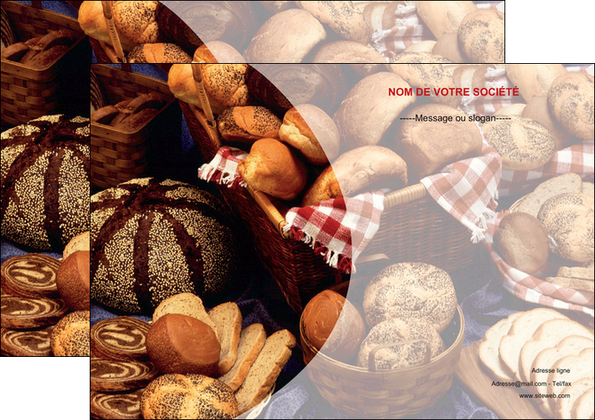 realiser affiche boulangerie pain boulangerie patisserie MIS33522