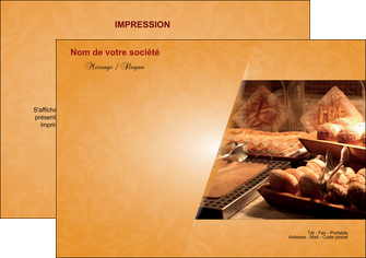creer modele en ligne flyers boulangerie boulangerie pains viennoiserie MIDLU33634