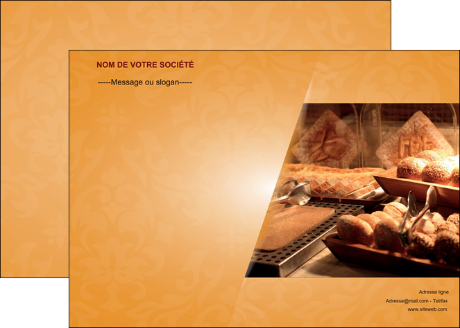 modele affiche boulangerie boulangerie pains viennoiserie MIS33640
