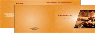 maquette en ligne a personnaliser depliant 2 volets  4 pages  boulangerie boulangerie pains viennoiserie MIFCH33646