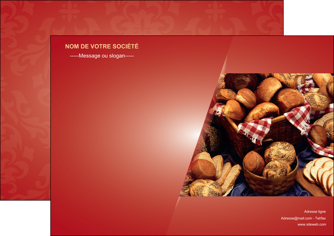 imprimerie affiche boulangerie pain boulangerie patisserie MIS33718