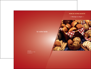 creation graphique en ligne pochette a rabat boulangerie pain boulangerie patisserie MIFBE33726