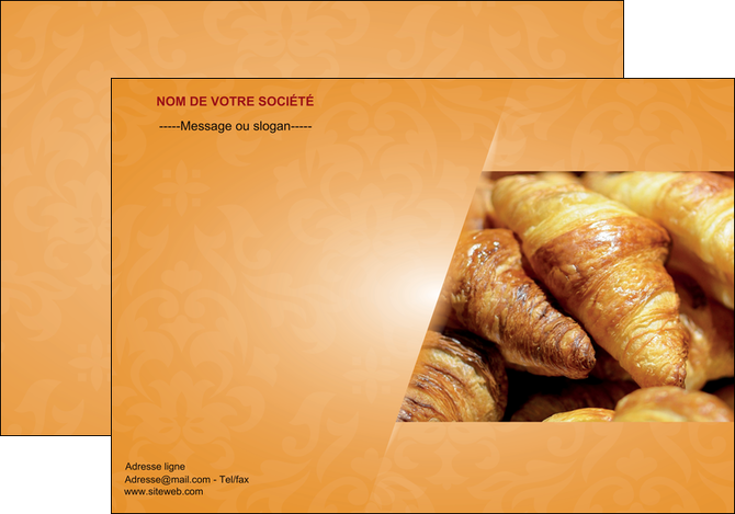 imprimer affiche boulangerie croissants boulangerie patisserie MIFCH33738