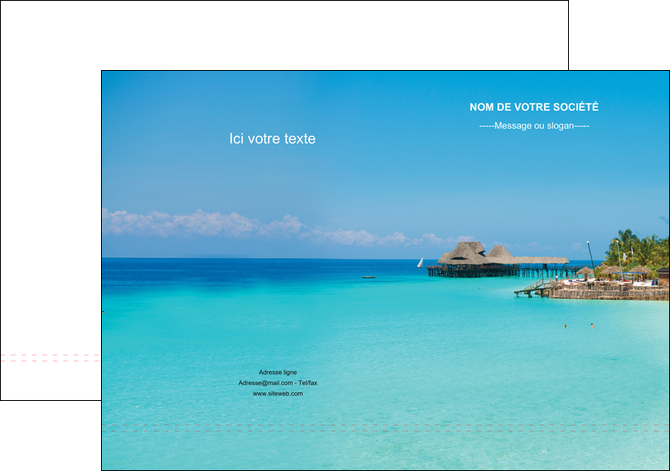 realiser pochette a rabat paysage plage vacances tourisme MLIP33826