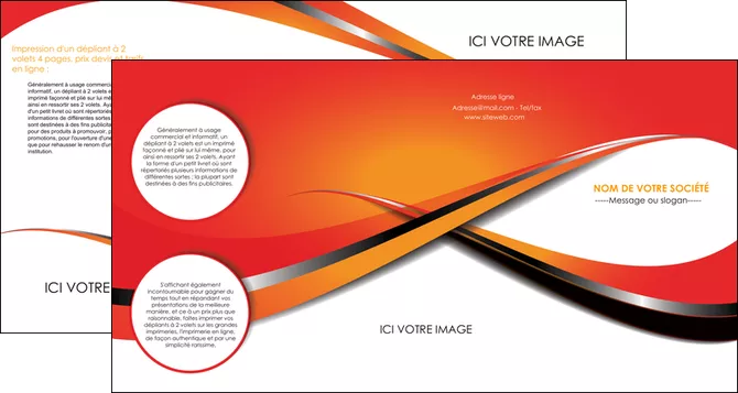 faire modele a imprimer depliant 4 volets  8 pages  texture contexture structure MLGI33962