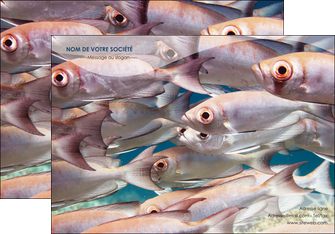 creation graphique en ligne affiche paysage poisson ban de poisson oeil de poisson MLGI34150