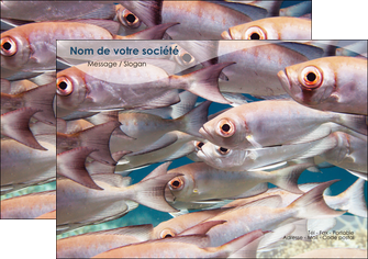 creation graphique en ligne flyers paysage poisson ban de poisson oeil de poisson MLGI34152