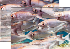 maquette en ligne a personnaliser depliant 3 volets  6 pages  paysage poisson ban de poisson oeil de poisson MLGI34154