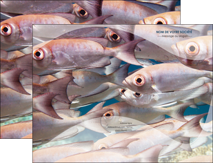 personnaliser maquette pochette a rabat paysage poisson ban de poisson oeil de poisson MLGI34170