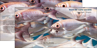 personnaliser modele de depliant 2 volets  4 pages  paysage poisson ban de poisson oeil de poisson MLGI34178