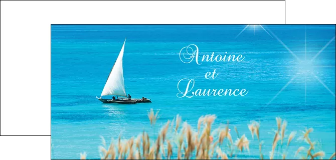impression flyers paysage faire part de mariage carte de mariage invitation mariage MIFBE34250
