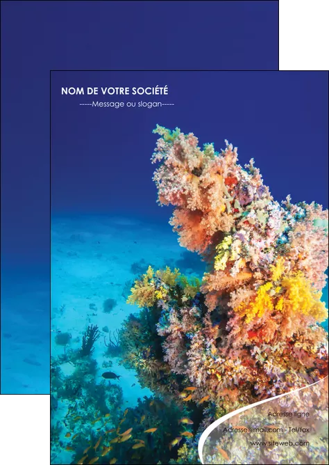 modele en ligne flyers plongee  plongee plongee sous marine centre de plongee MLGI34384