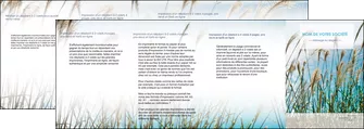 exemple depliant 4 volets  8 pages  paysage nature champs fleurs MLGI34660