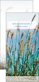 imprimer flyers paysage nature champs fleurs MLGI34680