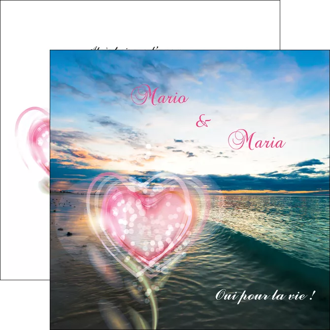 personnaliser modele de flyers faire part de mariage invitation mariage noces MLIGLU34872
