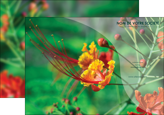 modele en ligne affiche fleuriste et jardinage nature colore couleurs MLGI34916
