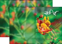 imprimer depliant 2 volets  4 pages  nature colore couleur MLGI34946
