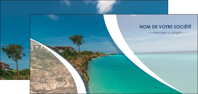 personnaliser modele de flyers sejours mer plage bord de mer MLGI35046
