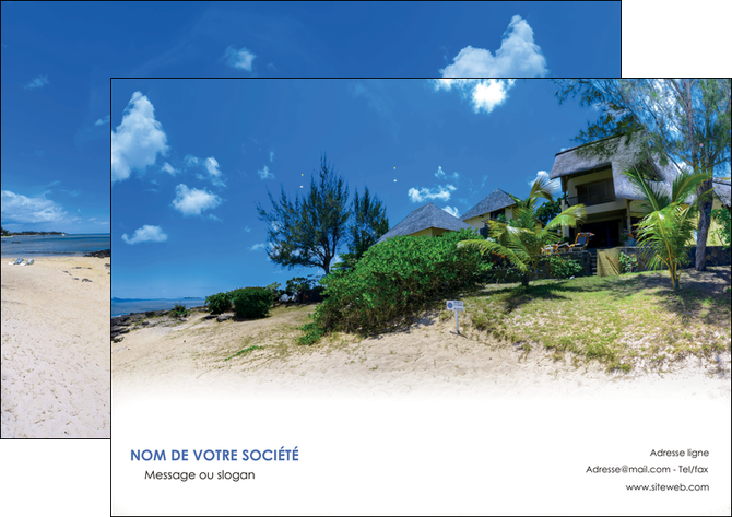modele affiche sejours agence immobilier ile maurice villa MIFBE35196
