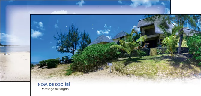 imprimerie flyers sejours agence immobilier ile maurice villa MIFBE35200