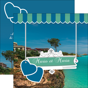 faire flyers mariage mer plage MLGI35416
