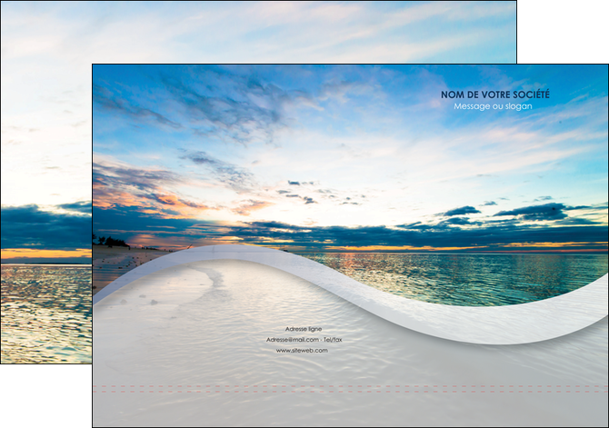 faire modele a imprimer pochette a rabat sejours plage ocean bord de mer MIFCH35556