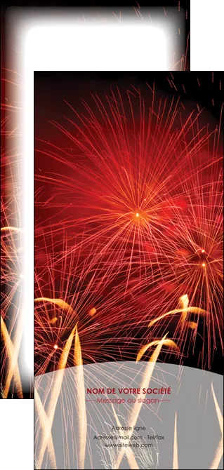 personnaliser maquette flyers 14 juillet feux dartifice artificier MIFLU35590