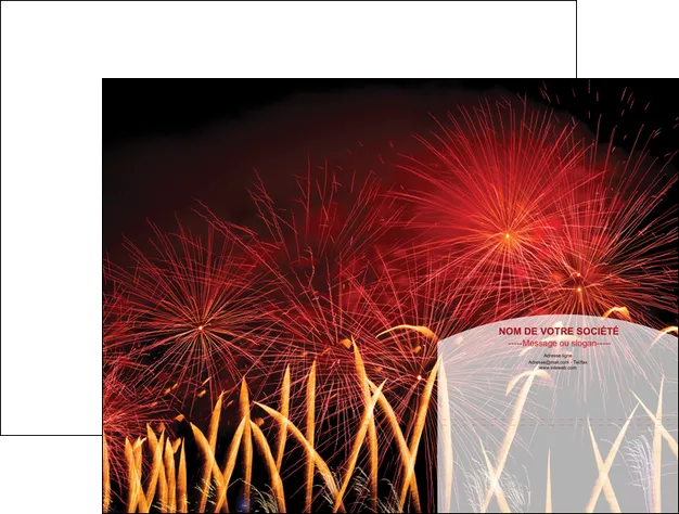 imprimer pochette a rabat 14 juillet feux dartifice artificier MIFBE35606