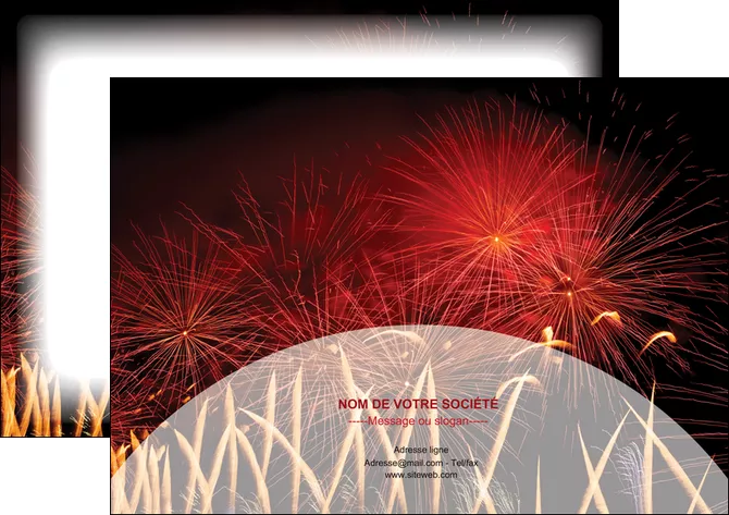 faire affiche 14 juillet feux dartifice artificier MIFCH35628