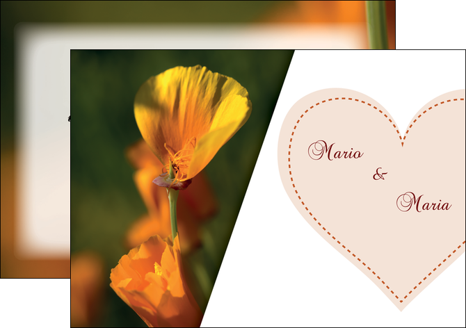 personnaliser maquette flyers fleurs nature beaute MLGI35852