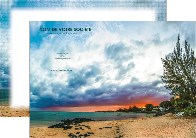 imprimer affiche sejours plage mer vacances MLGI35906