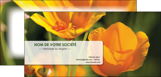 maquette en ligne a personnaliser flyers fleuriste et jardinage fleurs nature printemps MLGI35960