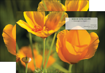 faire modele a imprimer pochette a rabat fleuriste et jardinage fleurs nature printemps MLGI35990