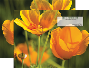 faire modele a imprimer pochette a rabat fleuriste et jardinage fleurs nature printemps MLGI35992