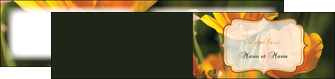 realiser depliant 2 volets  4 pages  fleurs nature printemps MLGI35994