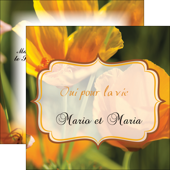 maquette en ligne a personnaliser flyers fleurs nature printemps MLGI36004